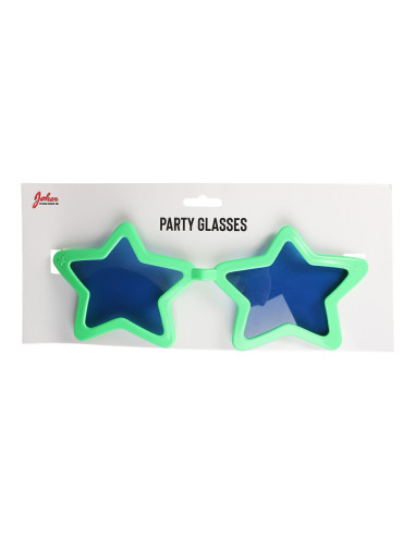 GLASSES STAR GREEN