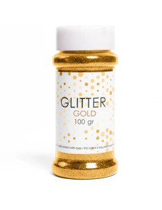 GLITTER GULD 100G