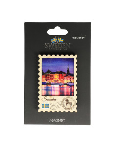 SOUVENIR MAGNET TRÄ STHLM