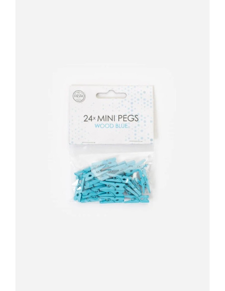 KLÄDNYPOR MINI BLÅ 24P