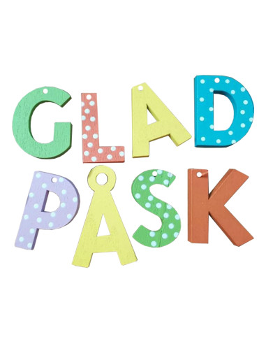 GLAD PÅSK BOKSTÄVER