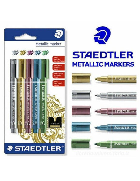 PENNA STAEDTLER 5P METALLIC