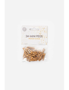 KLÄDNYPOR MINI GULD 24P
