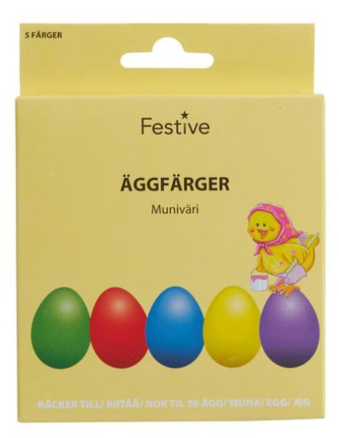 ÄGGFÄRG STARKA FÄRGER
