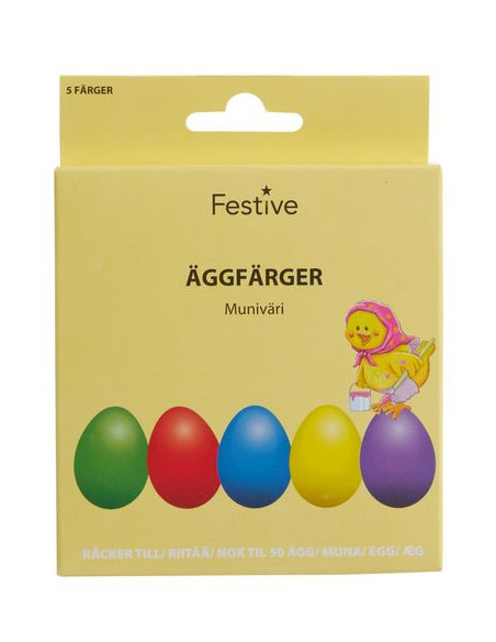 ÄGGFÄRG STARKA FÄRGER
