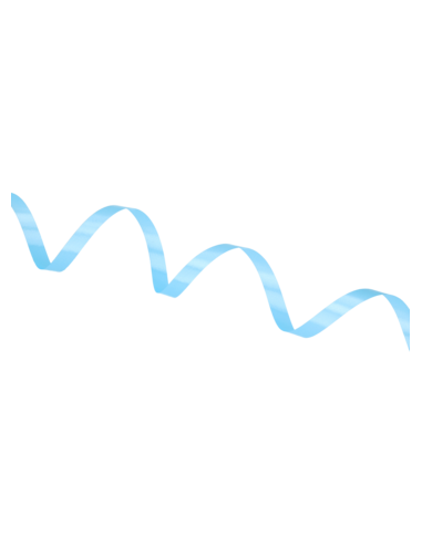 PRESENTBAND 250M LJUSBLÅ