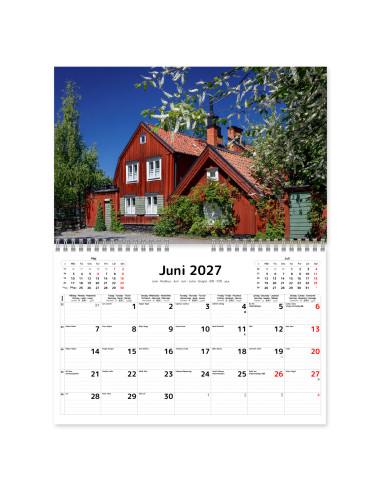 2027 STOCKHOLM VÄGGKALENDER