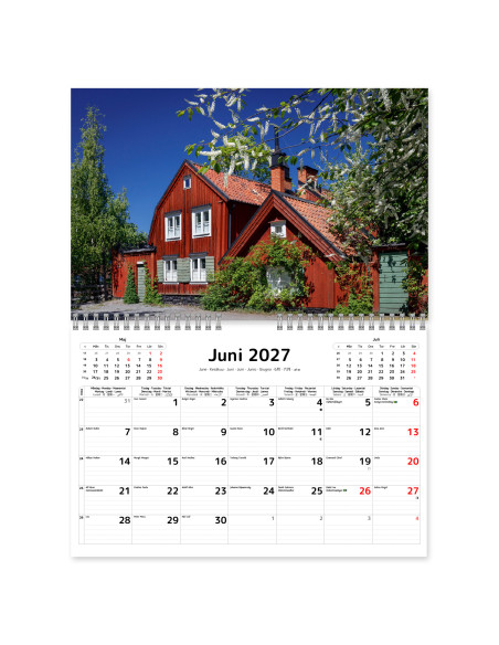 2027 STOCKHOLM VÄGGKALENDER