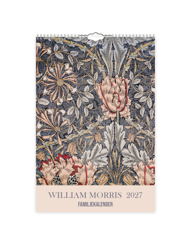 2027 FAMILJEKALENDER WILLIAM MORRIS