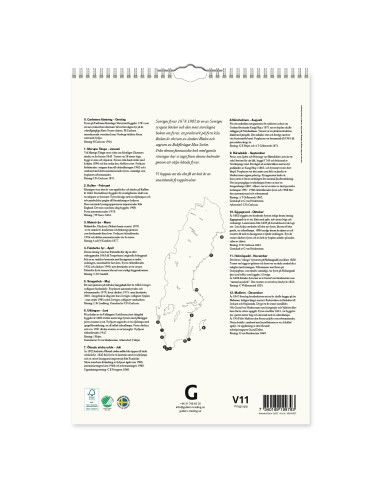 2027 SVENSKA FYRAR VÄGGKALENDER