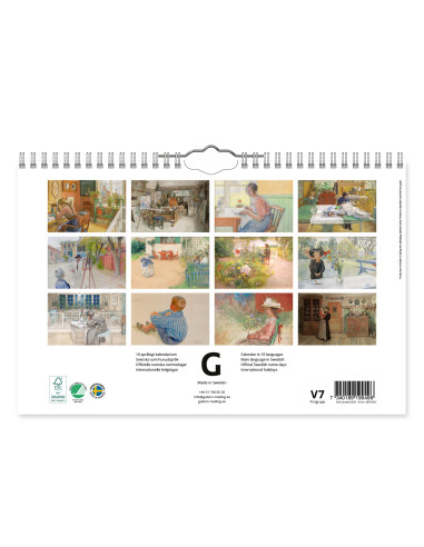 2027 CARL LARSSON VÄGGKALENDER