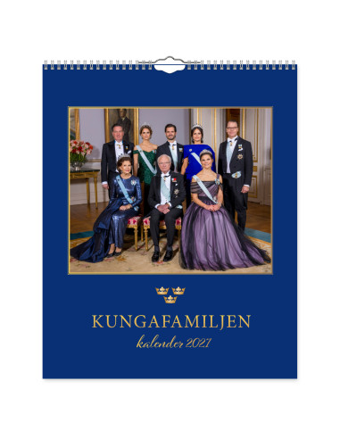 2027 KUNGAFAMILJEN VÄGGKALENDER