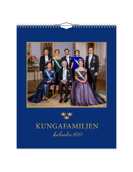 2027 KUNGAFAMILJEN VÄGGKALENDER