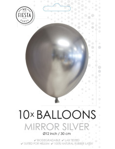 BALLONGER CHROME SILVER 10P 2