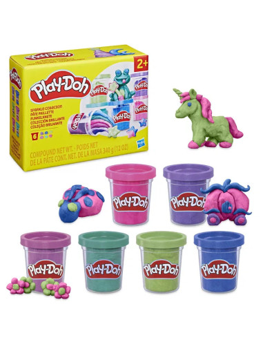 PLAY DOH 6P SPARKLE