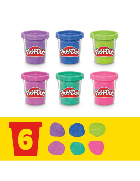 PLAY DOH 6P SPARKLE