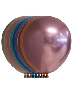 BALLONGER CHROME 30CM 10P 2