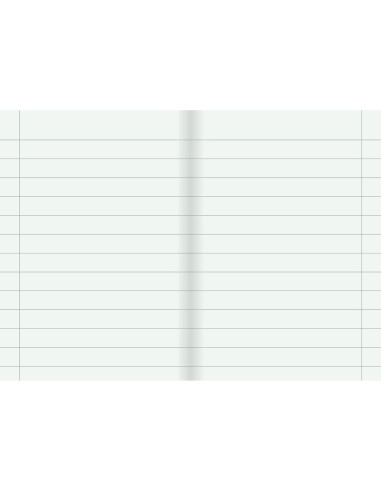 SKRIVHÄFTE A5 LINJ 14,5 RÖD