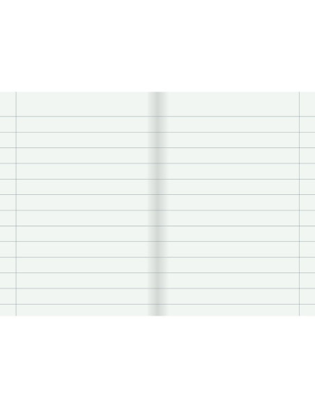 SKRIVHÄFTE A5 LINJ 14,5 RÖD