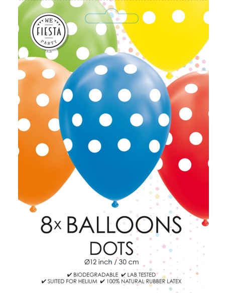 BALLONGER DOTS 8P